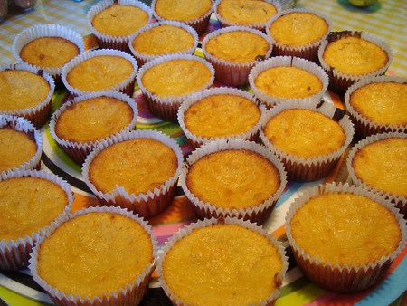 Queijadinhas de laranja